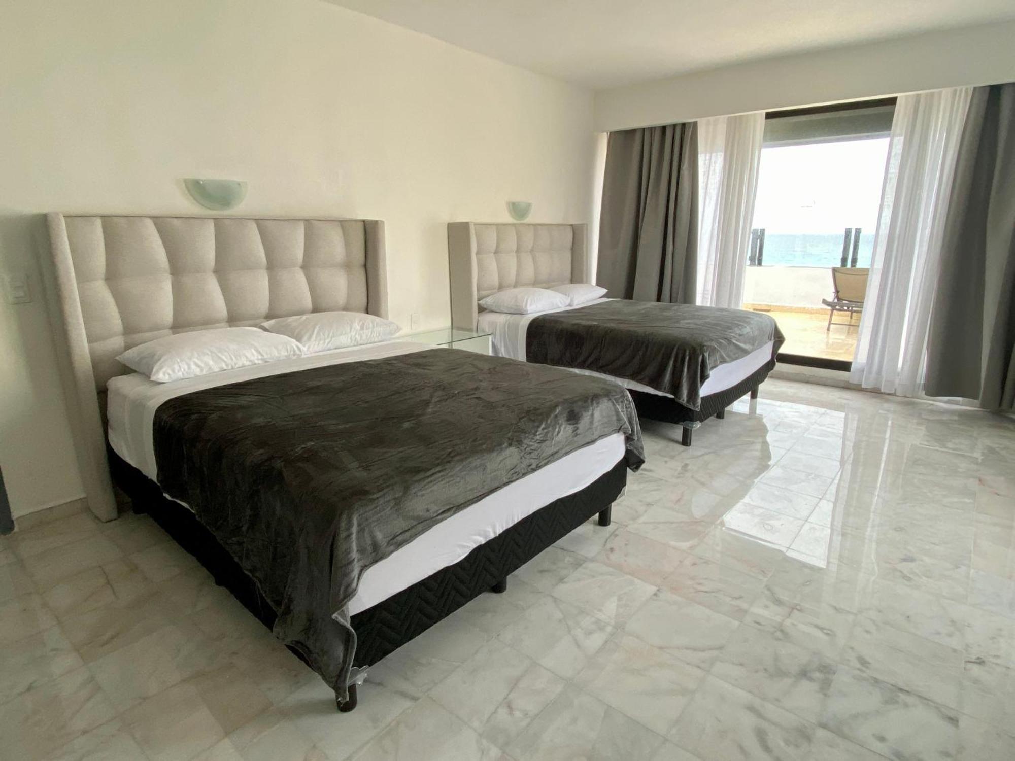 Condo In Ocean Front Resort Cancún Rom bilde