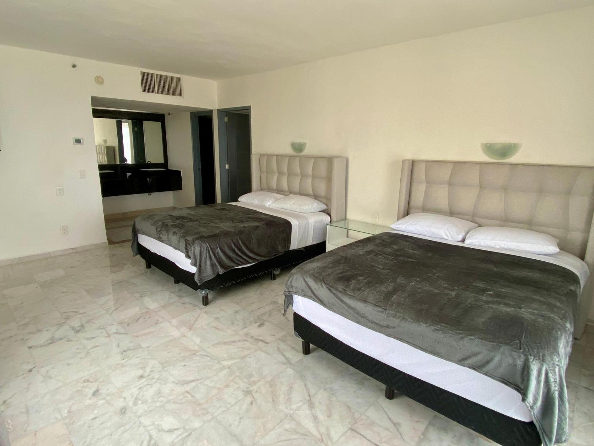 Condo In Ocean Front Resort Cancún Rom bilde