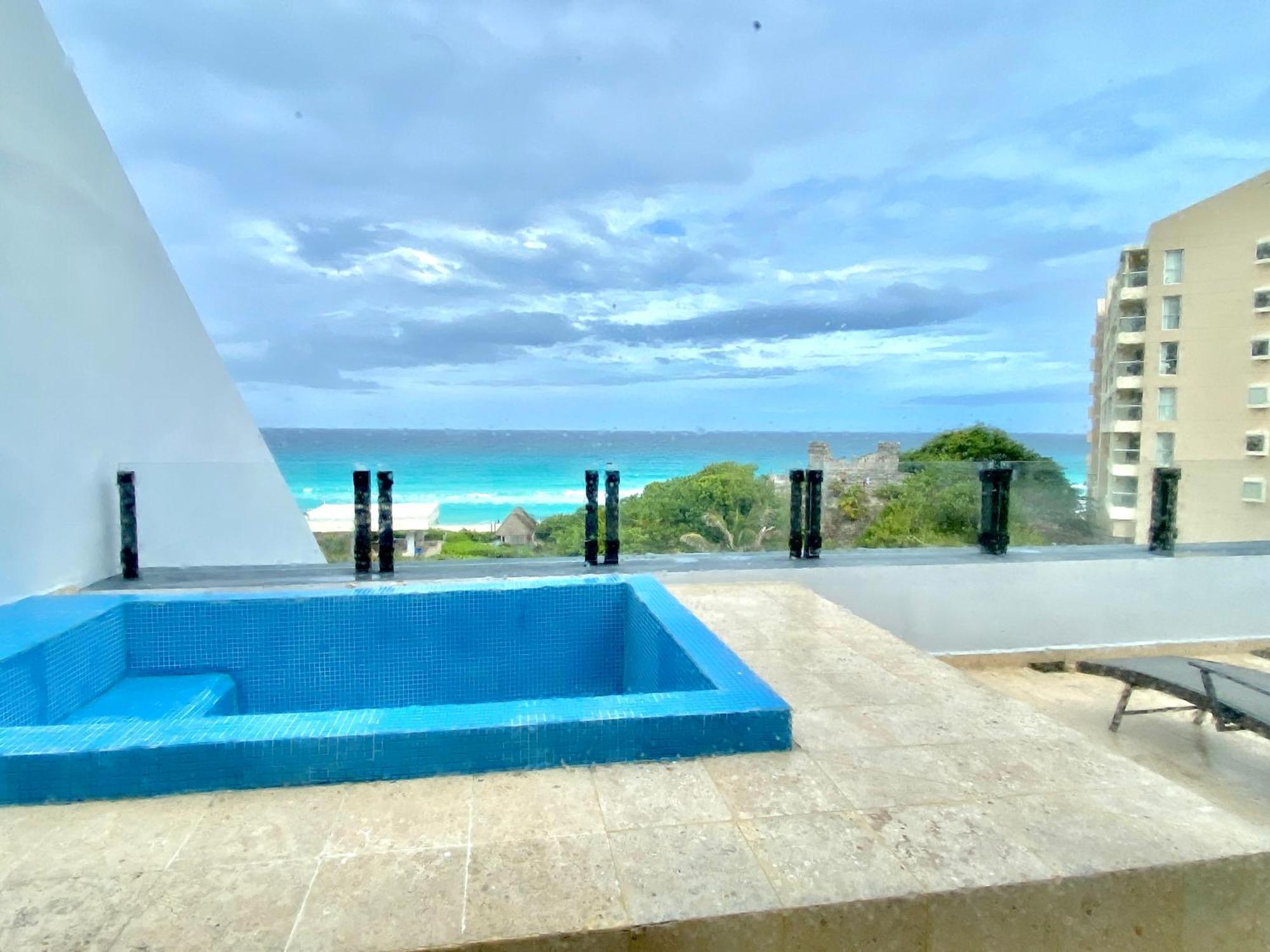 Condo In Ocean Front Resort Cancún Rom bilde
