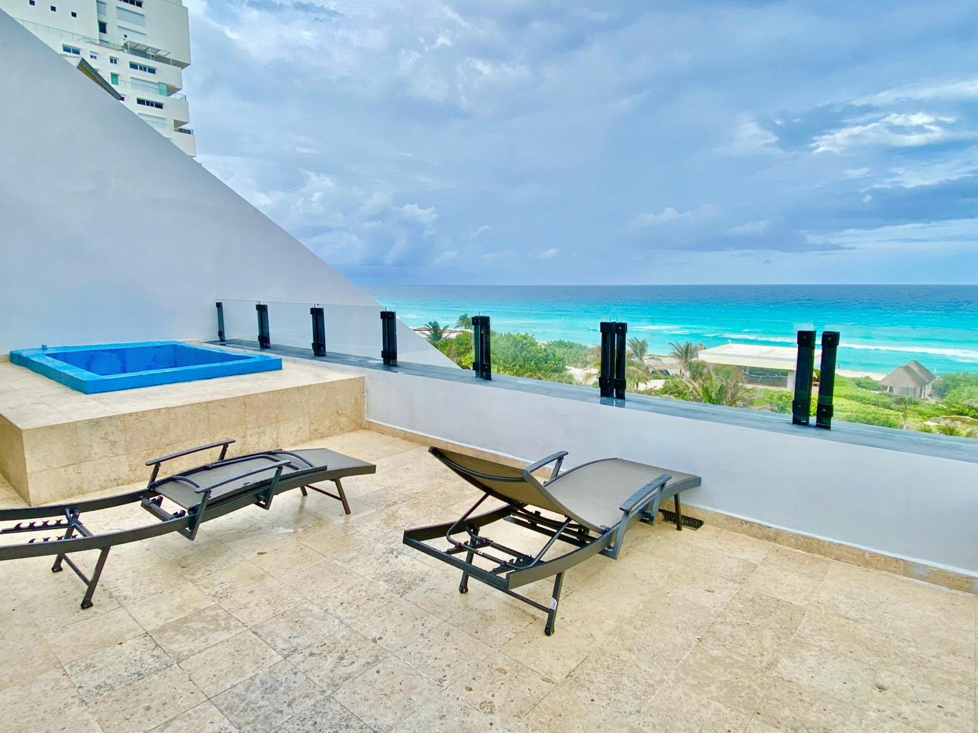 Condo In Ocean Front Resort Cancún Rom bilde