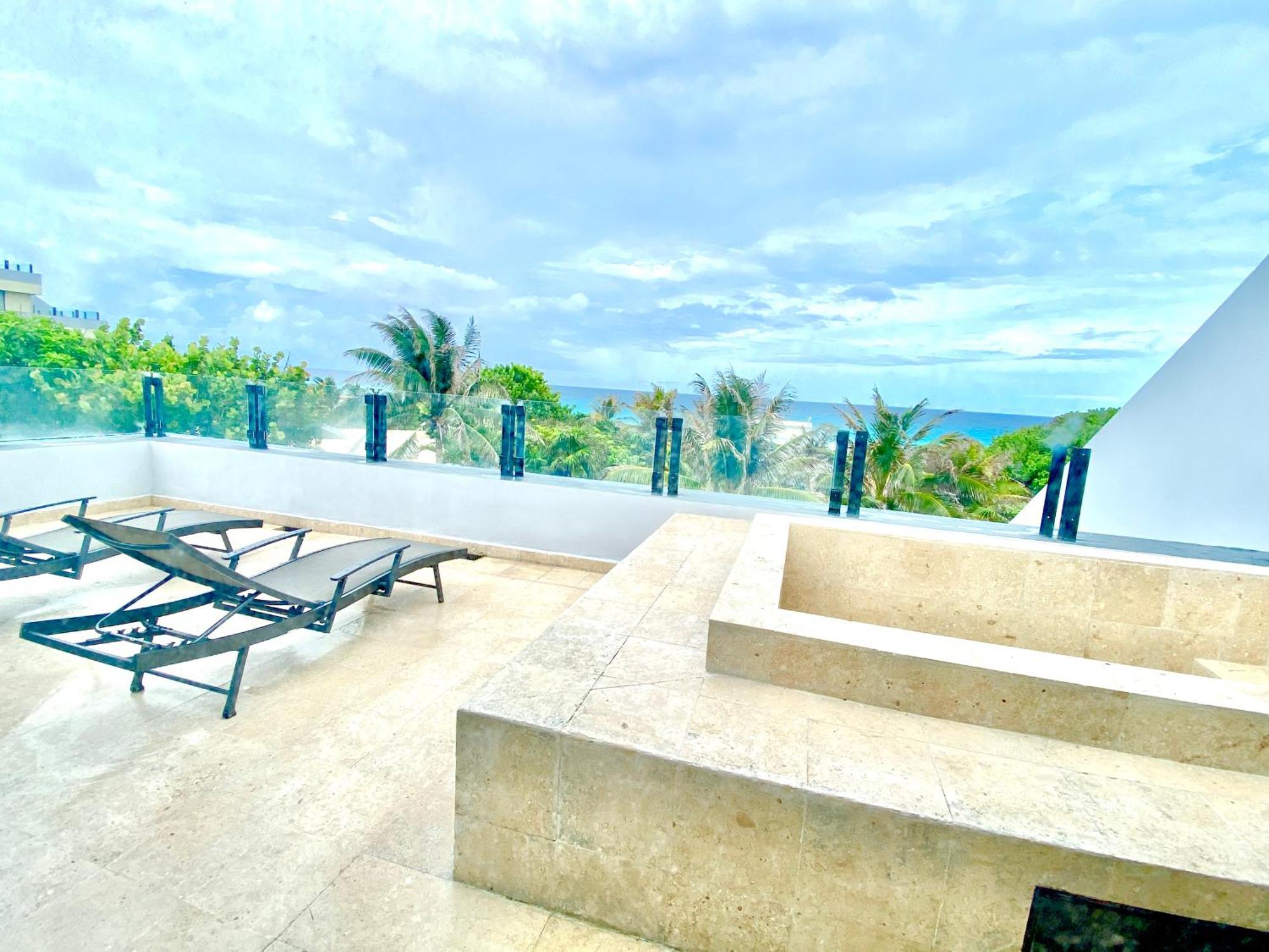 Condo In Ocean Front Resort Cancún Rom bilde